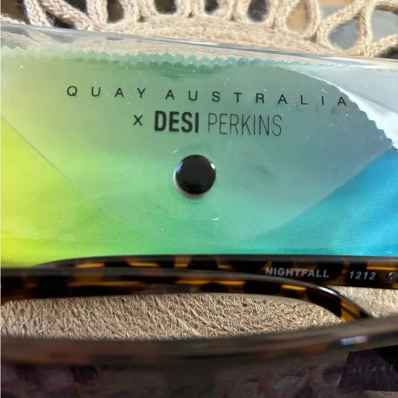Quay Australia x Desi Perkins Tortoise Sunglasses - Picture 4 of 5